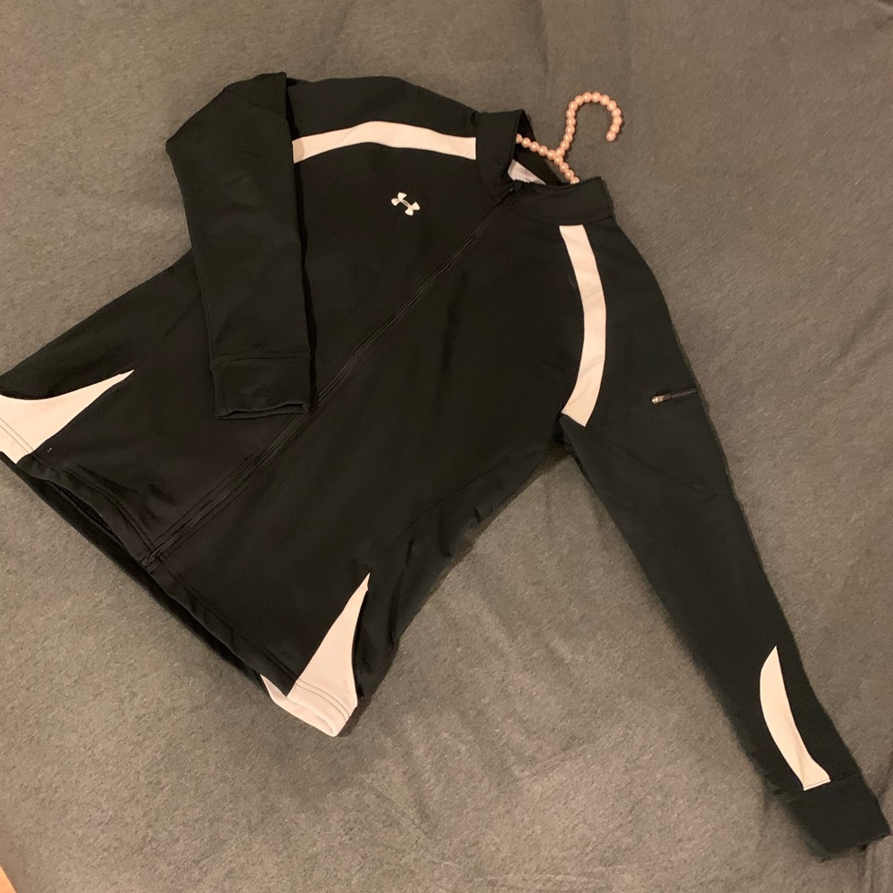 Black Under Armour Zip Up
